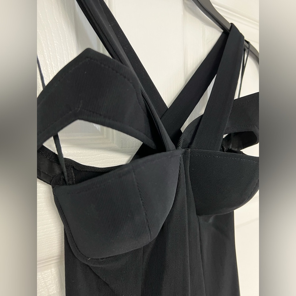 The Indecent Proposal Dress. Gorgeous Black Semi Formal Maxi Dress. - Picture 5 of 11
